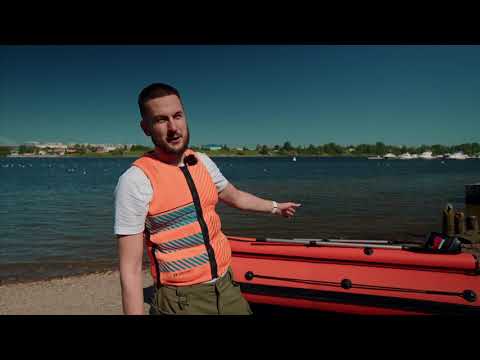 Обложка видео «KITT BOATS 370 НДНД с фальшбортом и мотором 9.8»